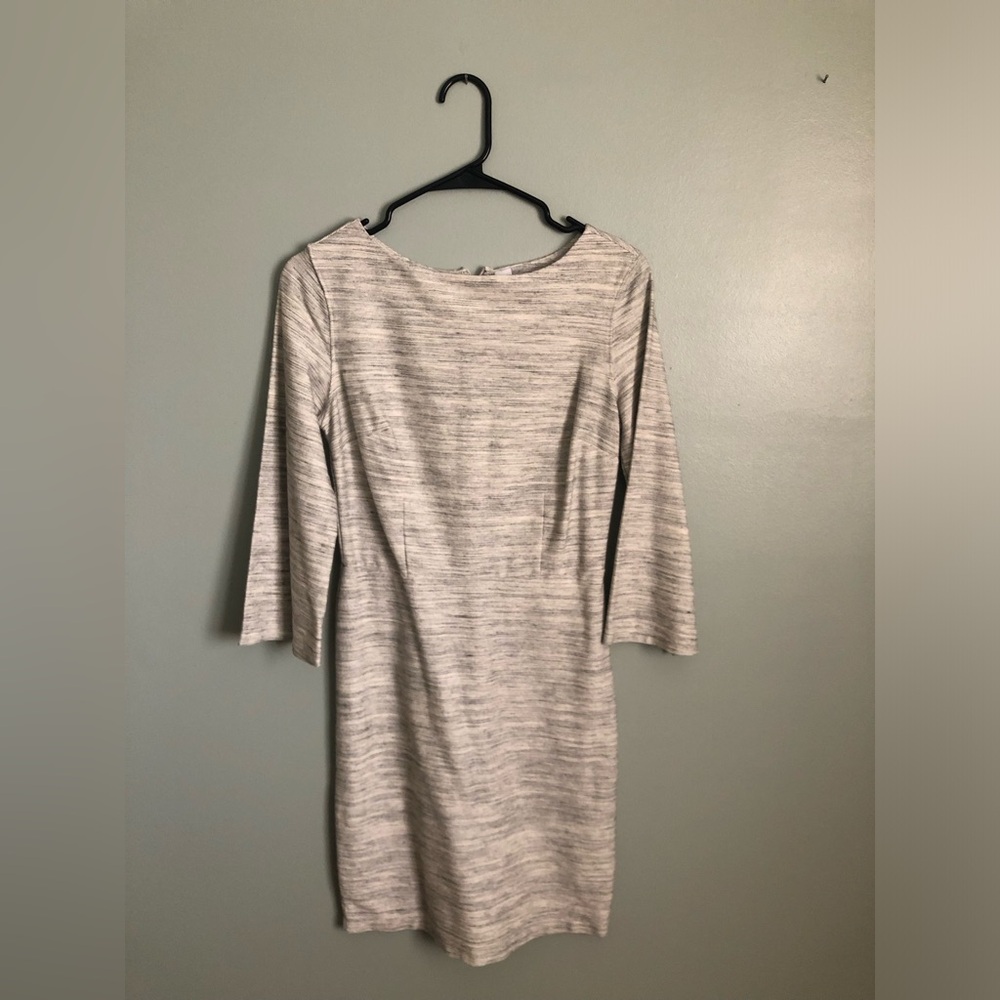NWOT Cream fitted winter dress size small